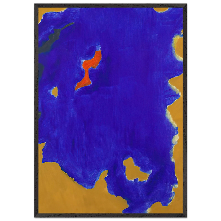 Moonlight Maine - 1972 - Betty Parsons 70x100 cm / 28x40 inches Framed Art Print – Black Wooden Frame