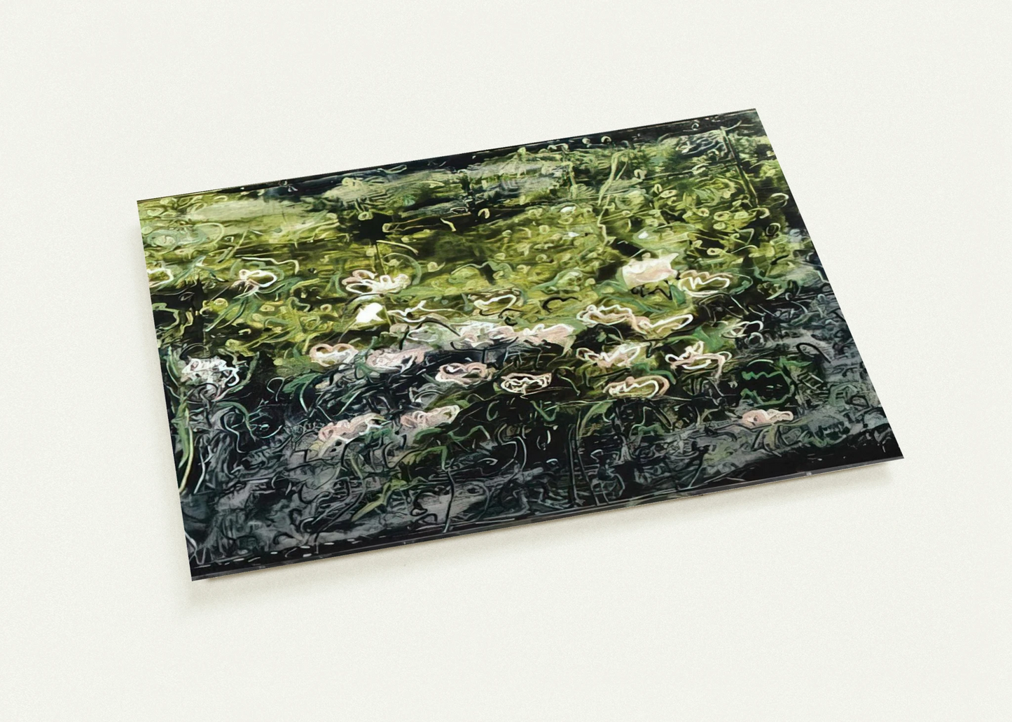 Acquatico - Art Informel By Mario Schifano Pack of 10 Post Cards | Mario Schifano Post Cards | A6 (10.5 x 14.8 cm) - 4.1 x 5.8 inches