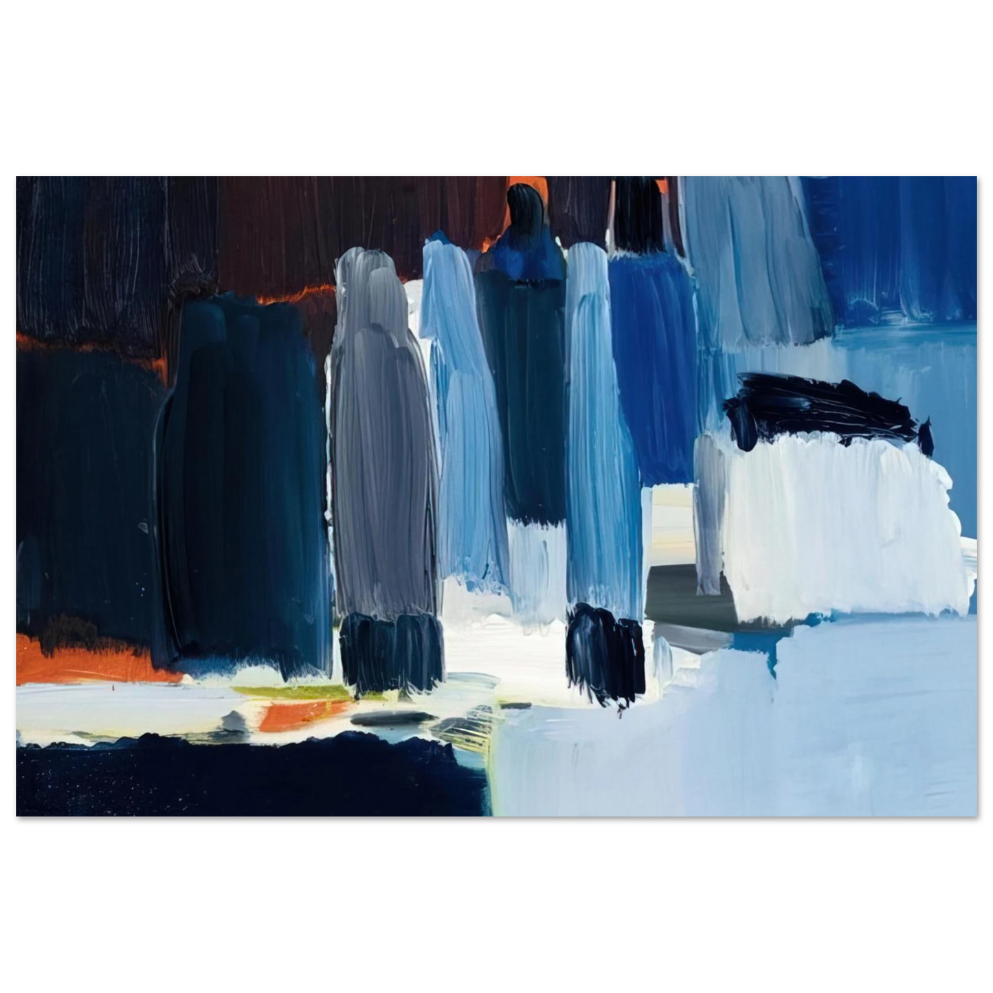 Nicolas de Stael - Nature morte - 1955 Fine Art Poster - 75x100 cm / 30x40 inches