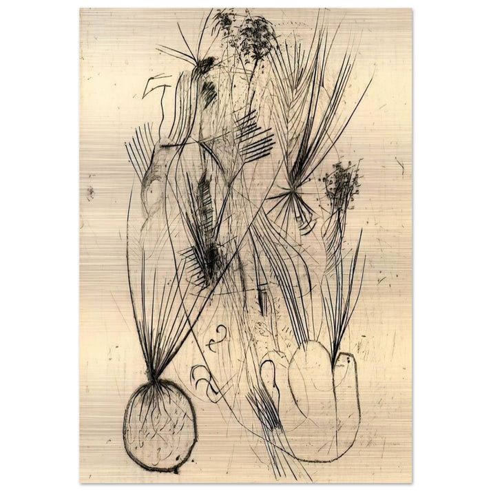 Planta tuberosa - Surrealism - Wols Brushed Aluminum Print - 70x100 cm / 28x40 inches | Wols Aluminum Print | Wols Prints
