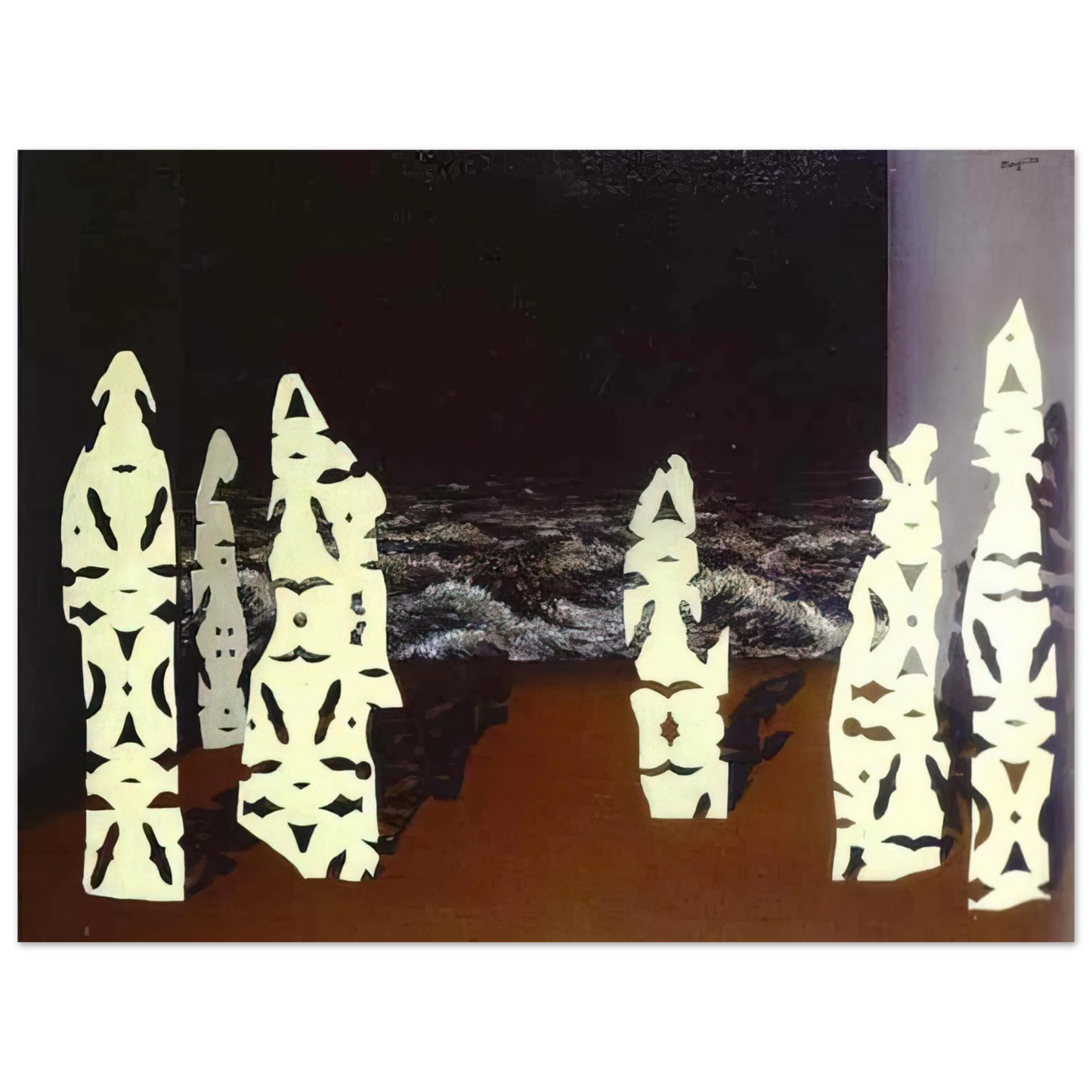 Rene Magritte - THE FINERY OF THE STORM 1927 Fine Art Poster - Default Title