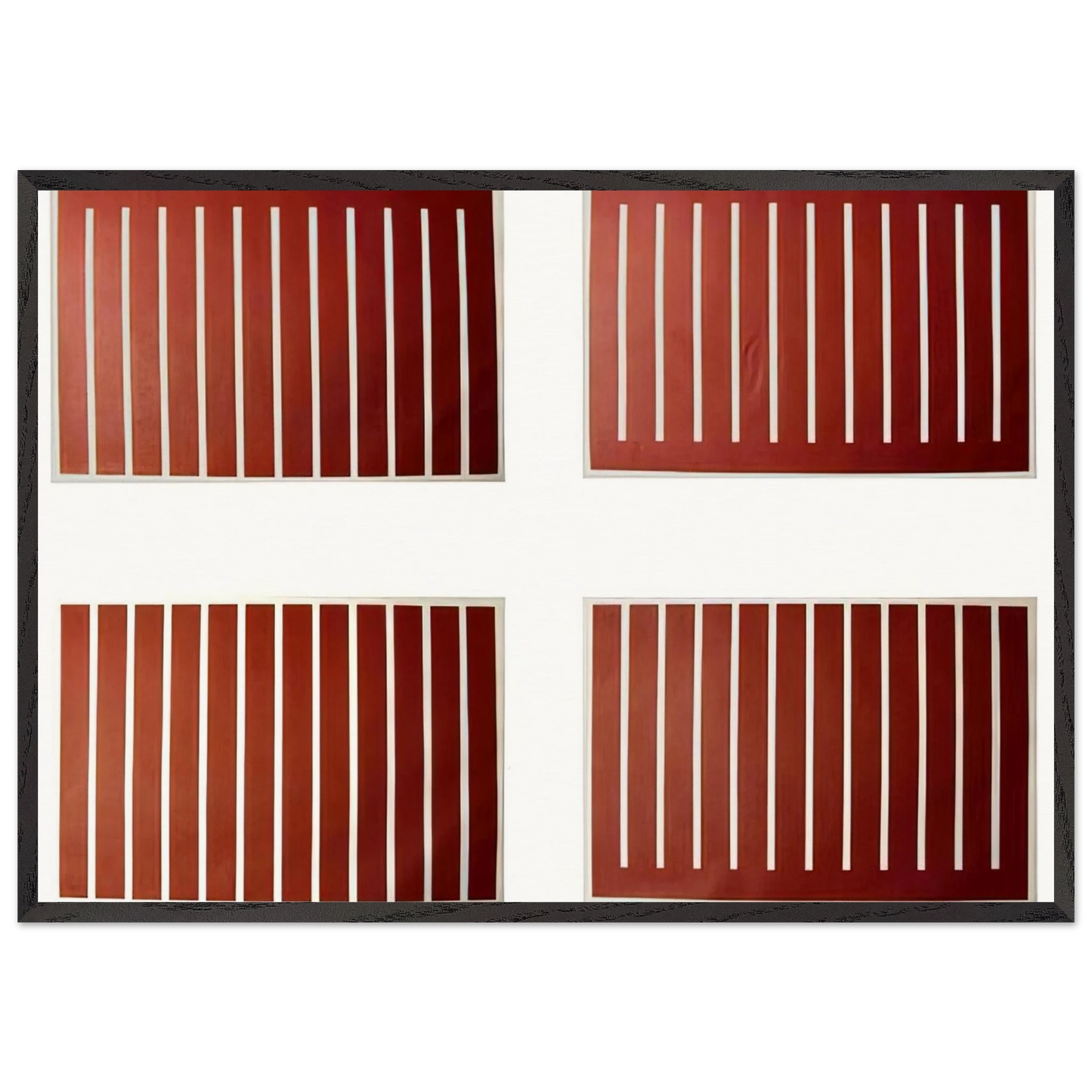 Untitled - 1992 N2 - Donald Judd Framed Art Print – Black Wooden Frame - Default Title - -Framed Art Print