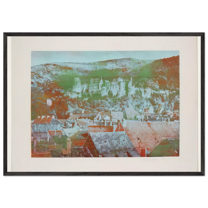 Heidelberg - 1970 - Dieter Roth 70x100 cm / 28x40 inches Framed Art Print – Black Wooden Frame