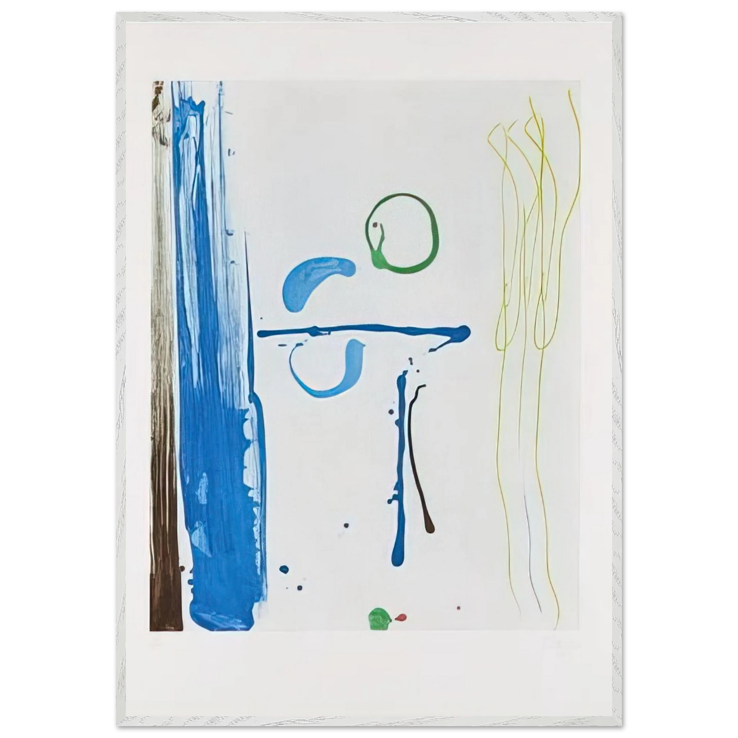 Helen Frankenthaler - Sunshine After Rain - 1987 Wall art - A3 (29.7 x 42 cm) - Premium Wooden Framed Poster With Fine Art Paper-canvas - Wood frame