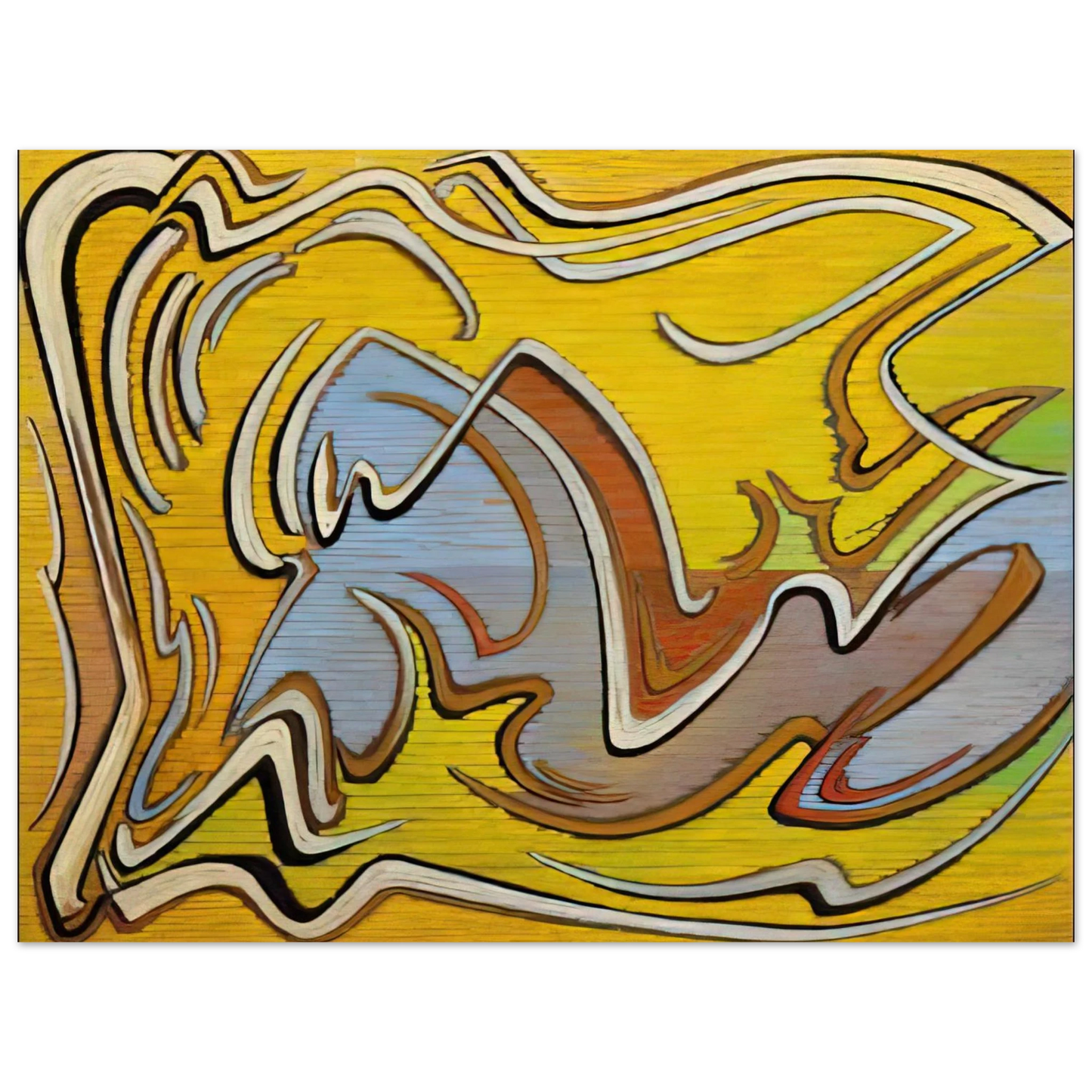 Lawren Harris - Calligraph Forming - 1958 Fine Art Poster - Default Title