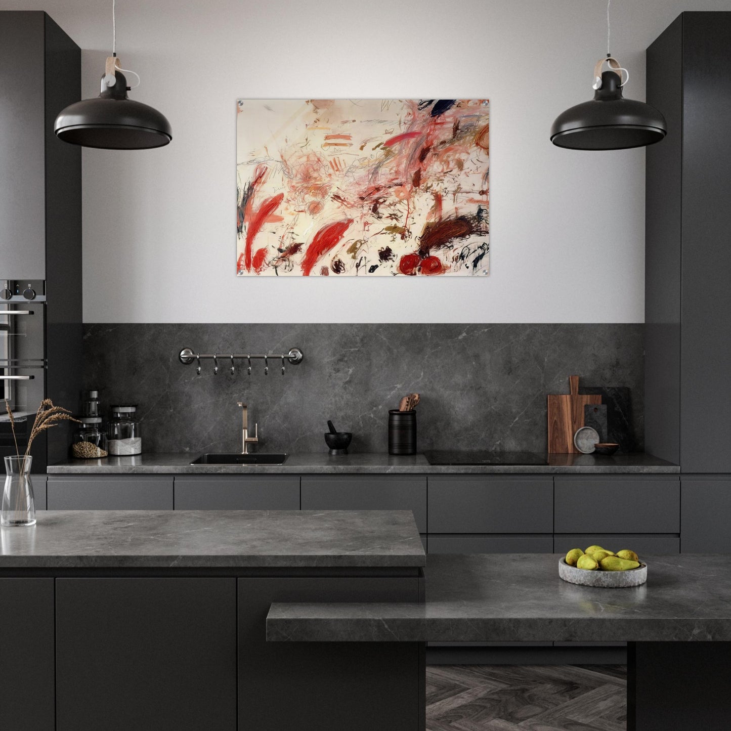 Ferragosto IV - Cy Twombly Acrylic Print - 70x100 cm / 28x40″ inches