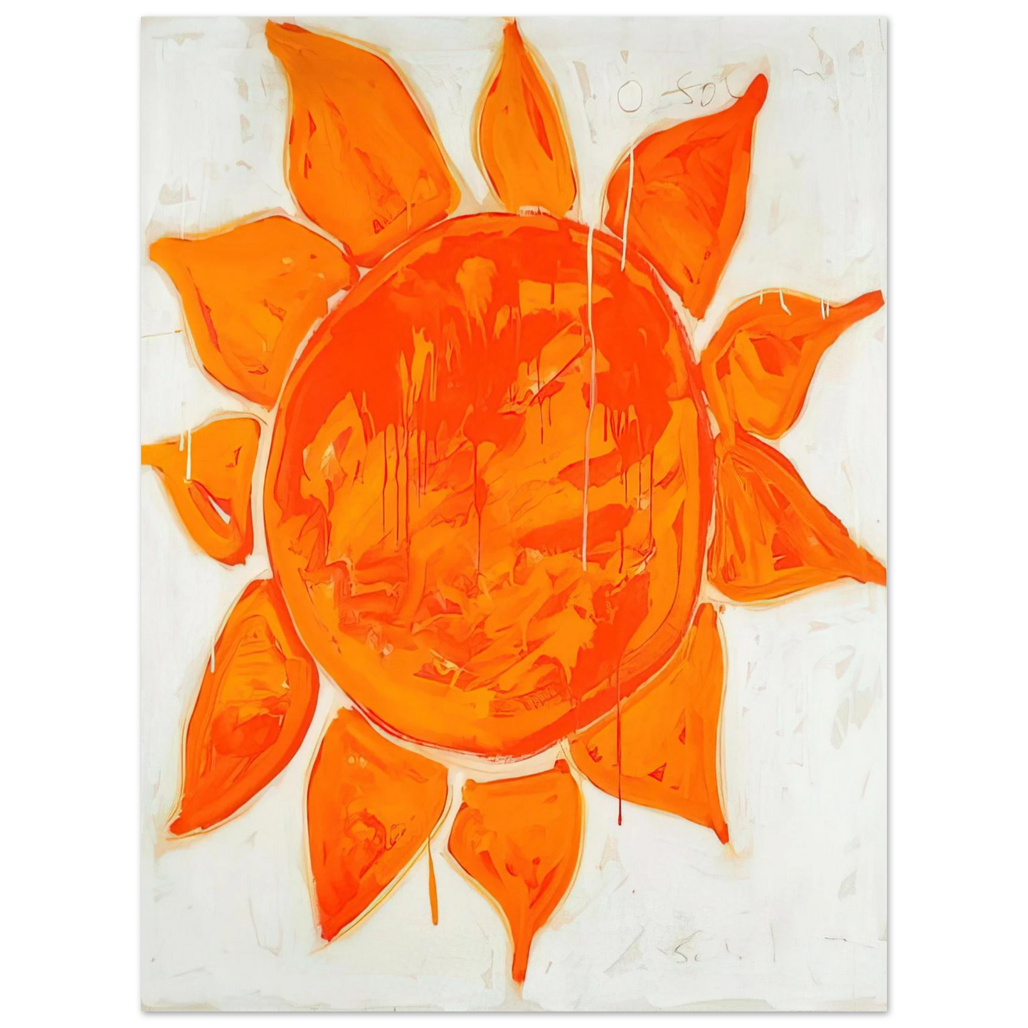 Mario Schifano - O sole mio! - 1979 Fine Art Poster - Default Title