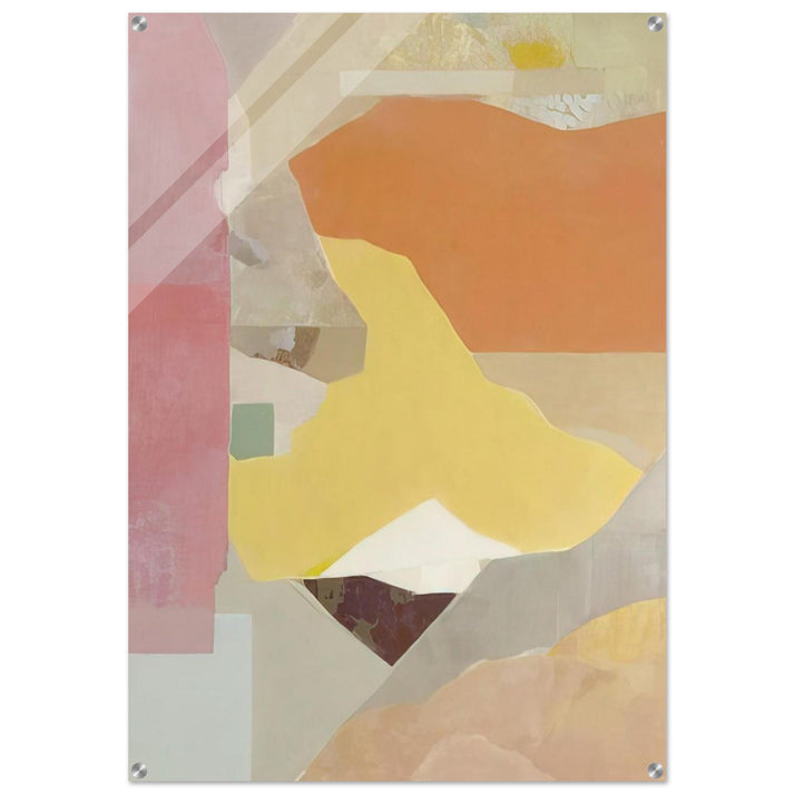 Red and Orange - 1968 - Kenzo Okada Acrylic Print - 70x100 cm / 28x40″ inches | Kenzo Okada Wall Art | Kenzo Okada Prints