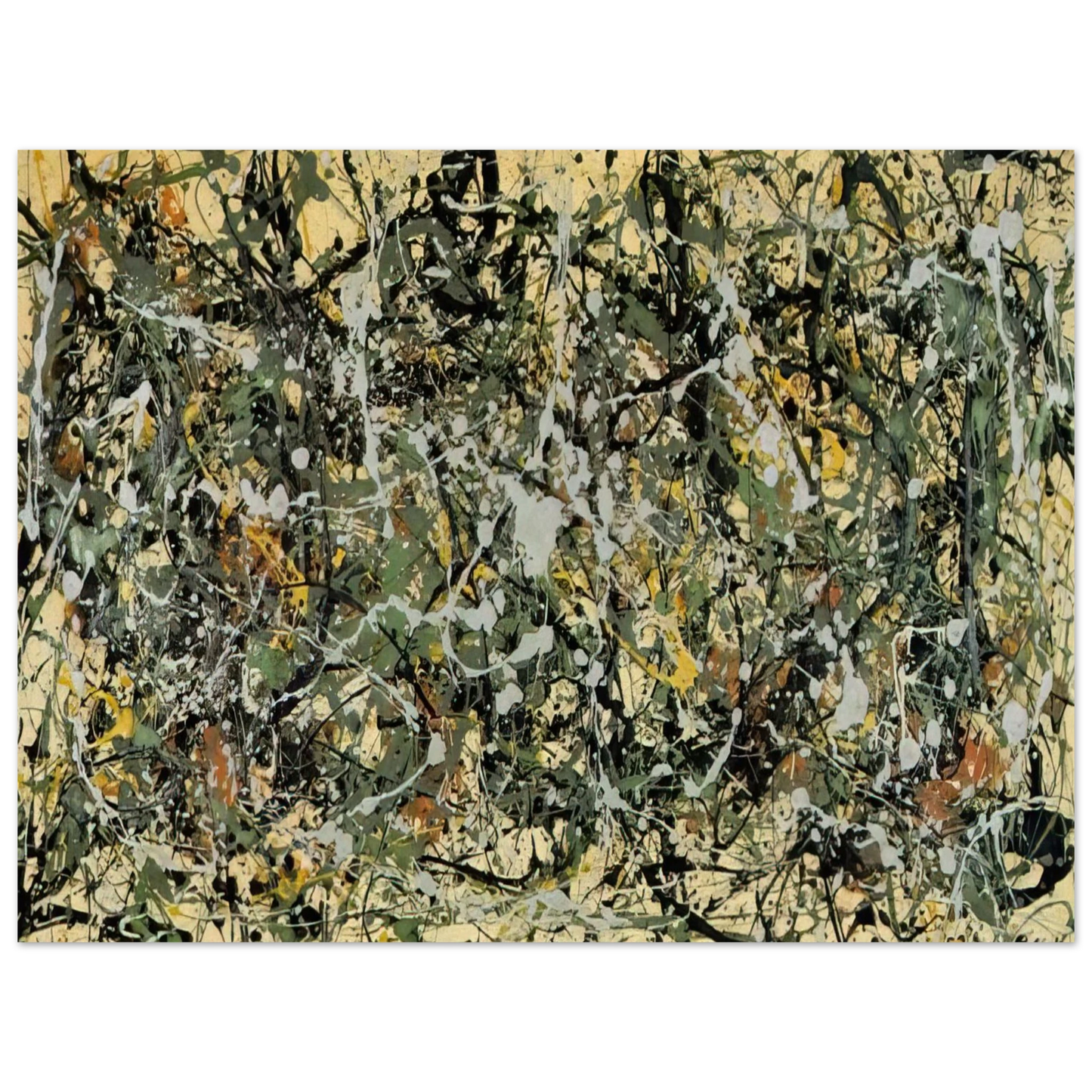 Jackson Pollock - NUMBER 8 1949 Fine Art Poster - Default Title