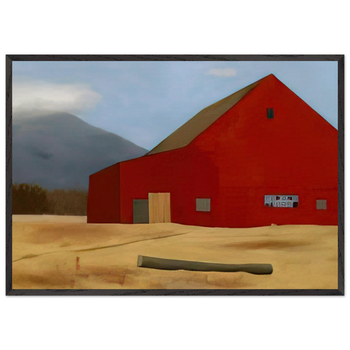 Orange no 2 1939 - Precisionism - Ralston Crawford 70x100 cm / 28x40 inches Framed Art Print – Black Wooden Frame