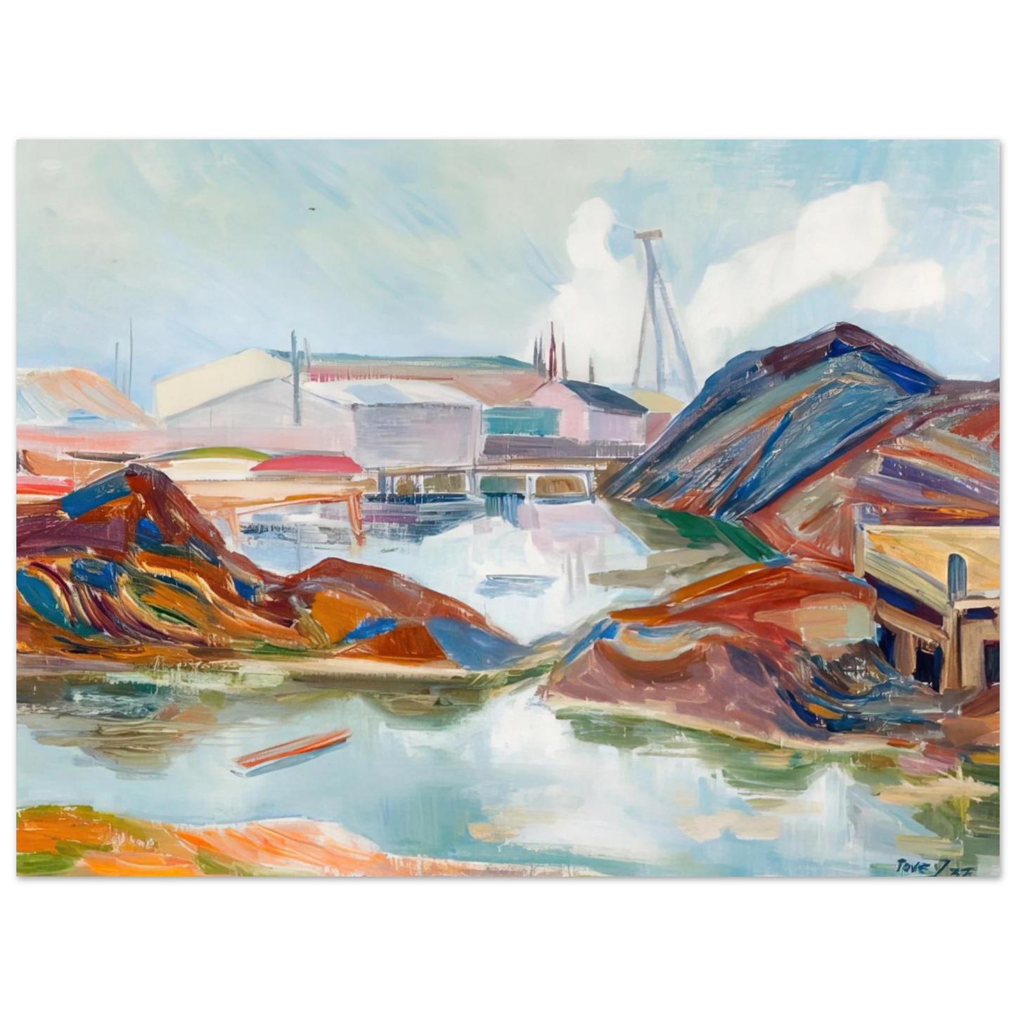 Tove Jansson - Edisviken - 1937 Fine Art Poster - Default Title