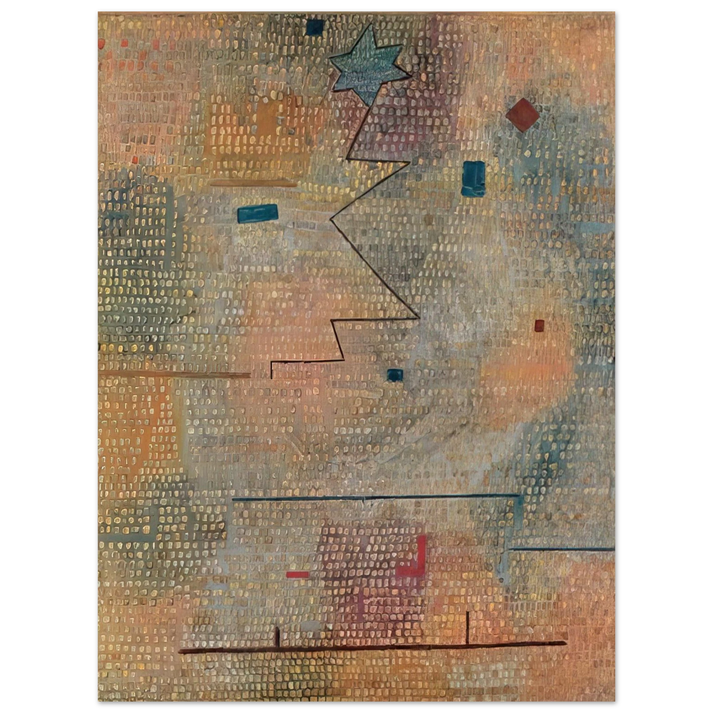 Paul Klee - RISING STAR 1923 75x100 cm / 30x40inches Fine Art Poster