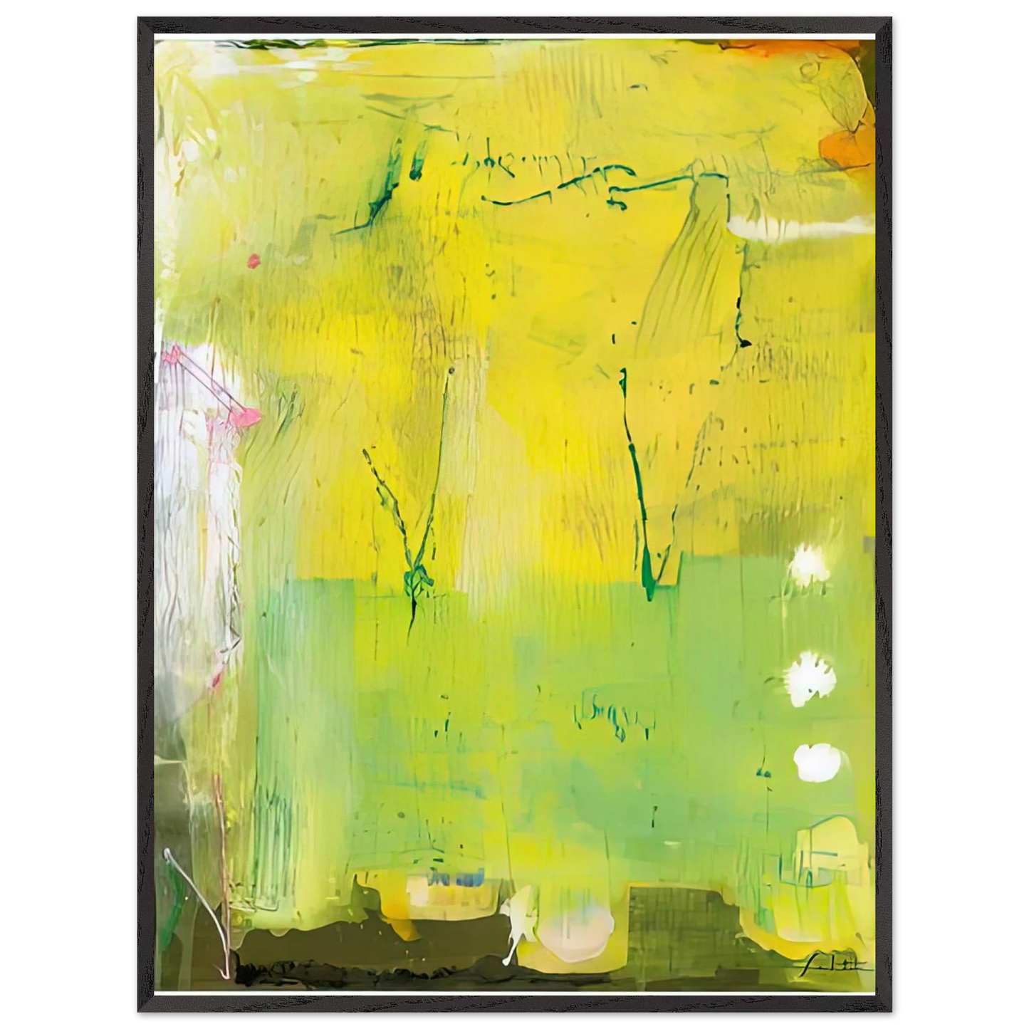 Helen Frankenthaler - The Rake’s Progress, 1991- Wall Art - 30x40 cm / 12x16 inches - Premium Wooden Framed Poster With Fine Art Paper - White frame
