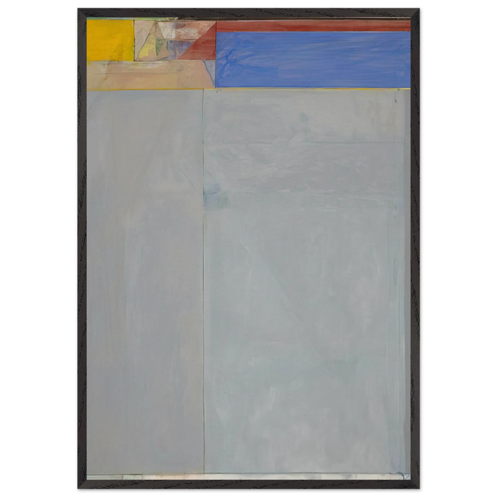 Ocean Park 49 - Richard Diebenkorn 70x100 cm / 28x40 inches Framed Art Print – Black Wooden Frame