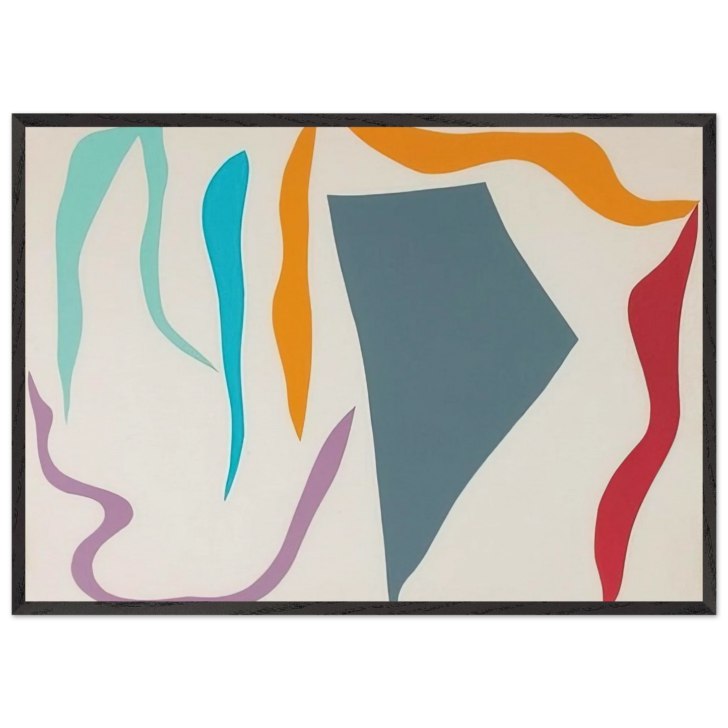 Untitled - 1980 N4 - Ray Parker Framed Art Print – Black Wooden Frame - Default Title - -Framed Art Print