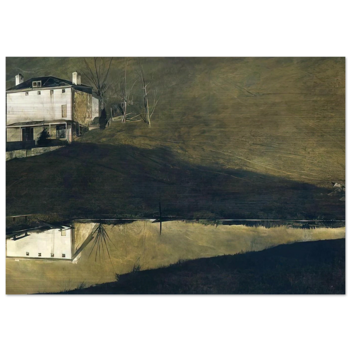 BROWN SWISS - Andrew Wyeth Brushed Aluminum Print - 70x100 cm / 28x40 inches | Andrew Wyeth Aluminum Print | Andrew Wyeth Prints
