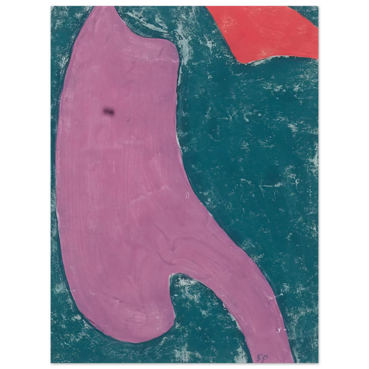 Serge Poliakoff - Etude de tissu - 1946 Fine Art Poster - Default Title