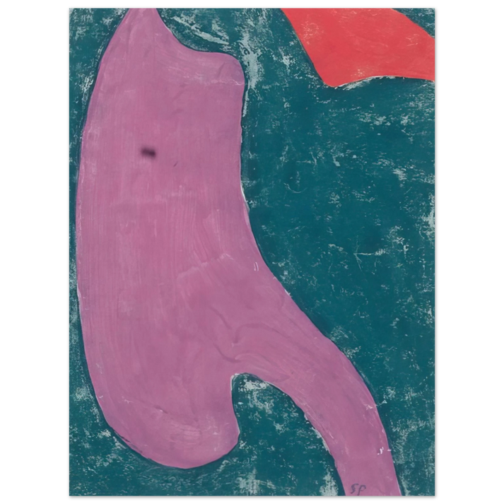 Serge Poliakoff - Etude de tissu - 1946 75x100 cm / 30x40inches Fine Art Poster