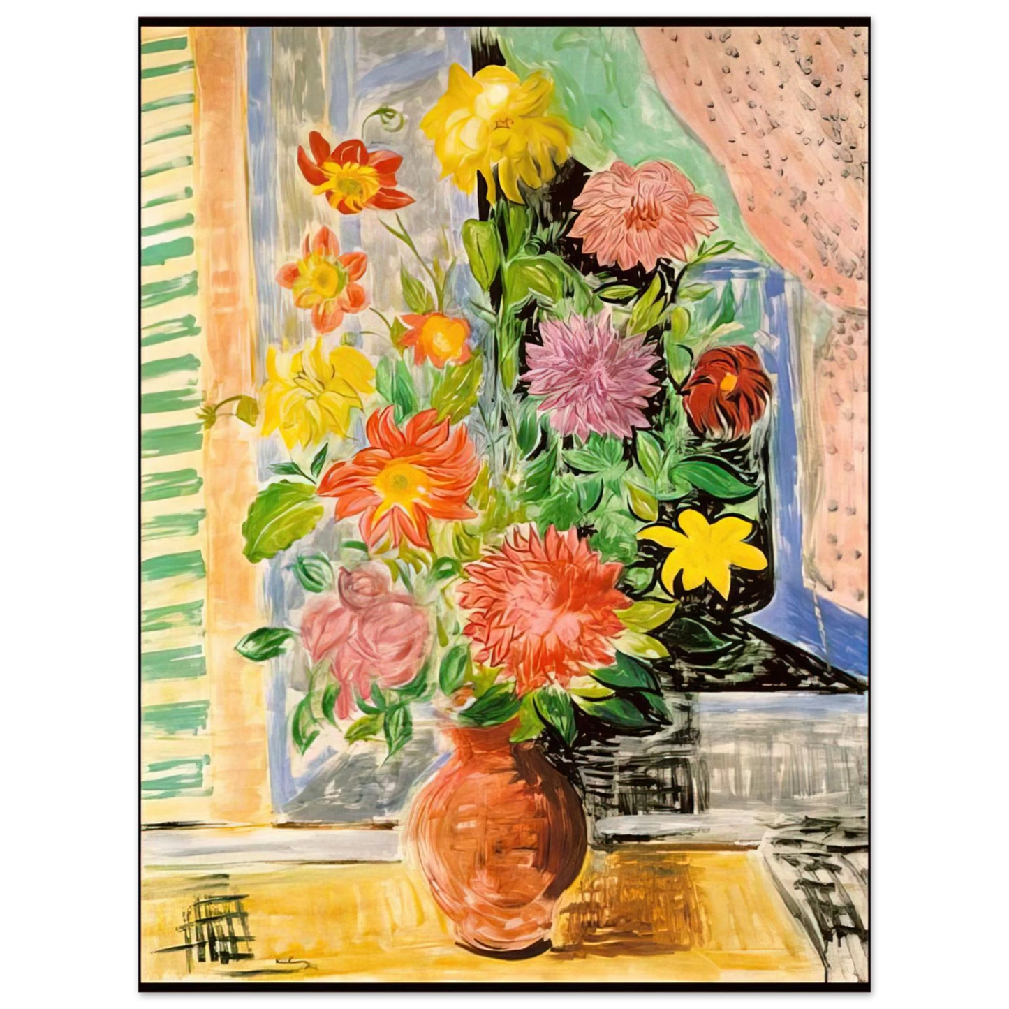 Moise Kisling - GRAND BOUQUET Fine Art Poster - Default Title