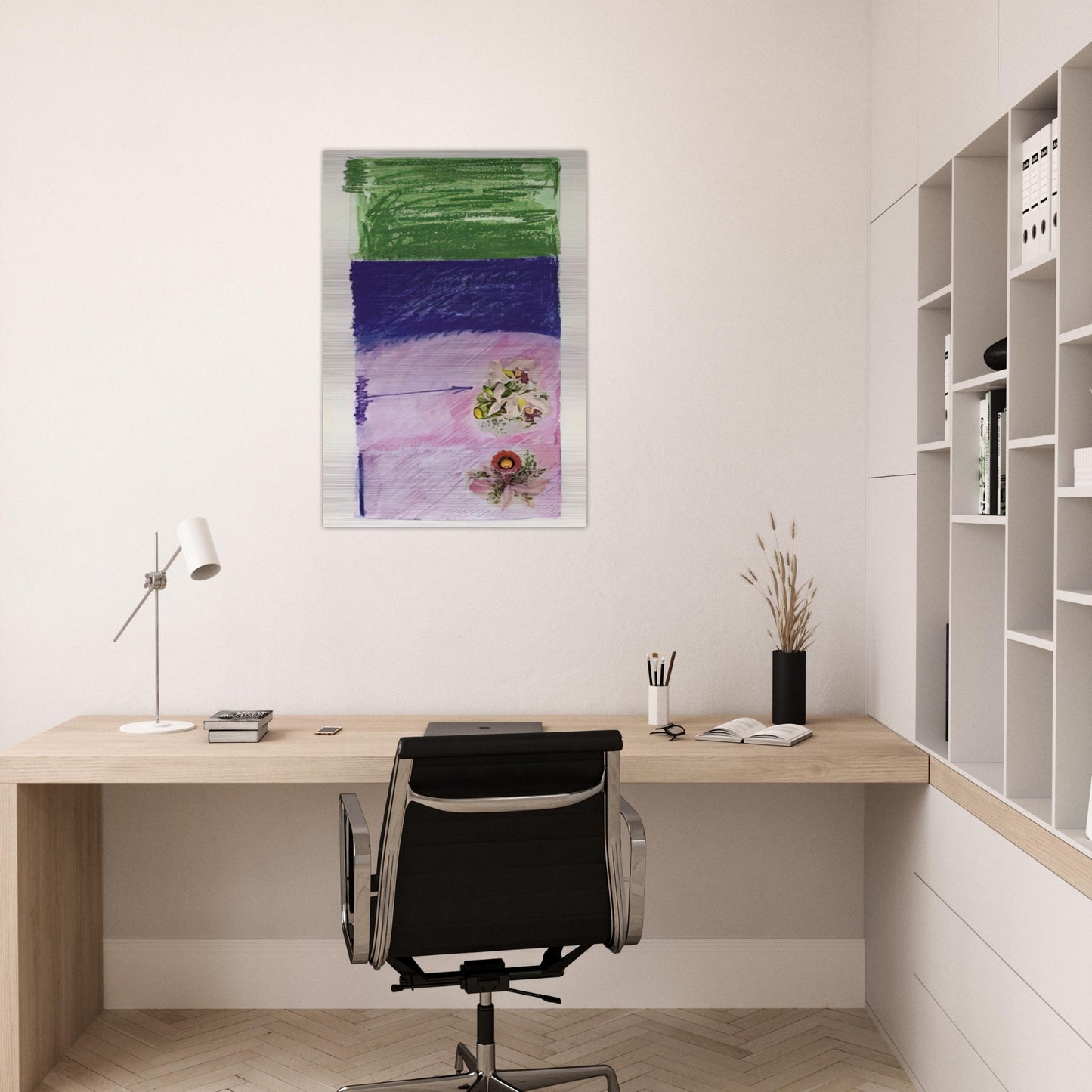 Untitled - 1978 - Mira Schendel Brushed Aluminum Print - 70x100 cm / 28x40 inches | Mira Schendel Aluminum Print | Mira Schendel Prints