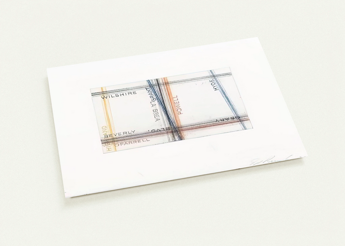 GRANT FROM LOS FRANCISCO SAN ANGELES PORTFOLIO By Edward Ruscha Pack of 10 Post Cards | Edward Ruscha Post Cards | A6 (10.5 x 14.8 cm) - 4.1 x 5.8 inches
