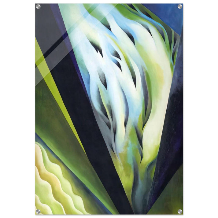 Blue and Green Music - Georgia O'Keeffe Acrylic Print - 70x100 cm / 28x40″ inches
