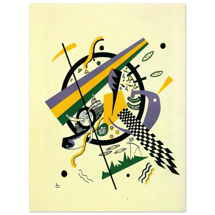 Wassily Kandinsky - SMALL WORLDS IV 1922 75x100 cm / 30x40inches Fine Art Poster