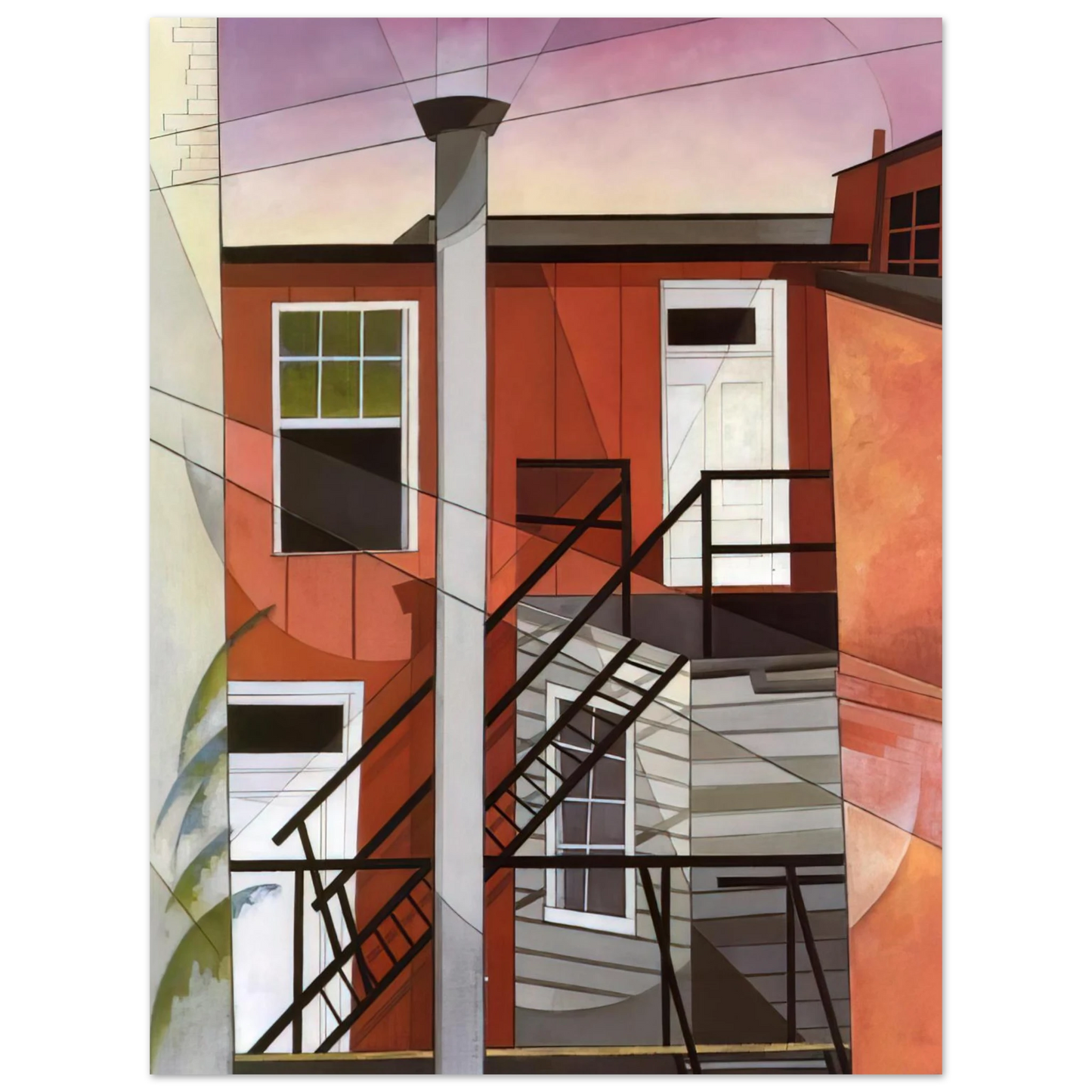 Charles Demuth - Modern Conveniences - 1921 Fine Art Poster - Default Title