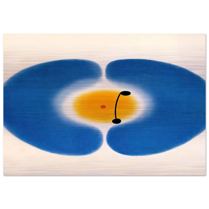 BLUE MANDALA 1978 - Victor Pasmore Brushed Aluminum Print - 70x100 cm / 28x40 inches | Victor Pasmore Aluminum Print | Victor Pasmore Prints