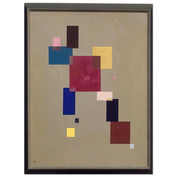Wassily Kandinsky - THREE RECTANGLES 1930 75x100 cm / 30x40inches Fine Art Poster