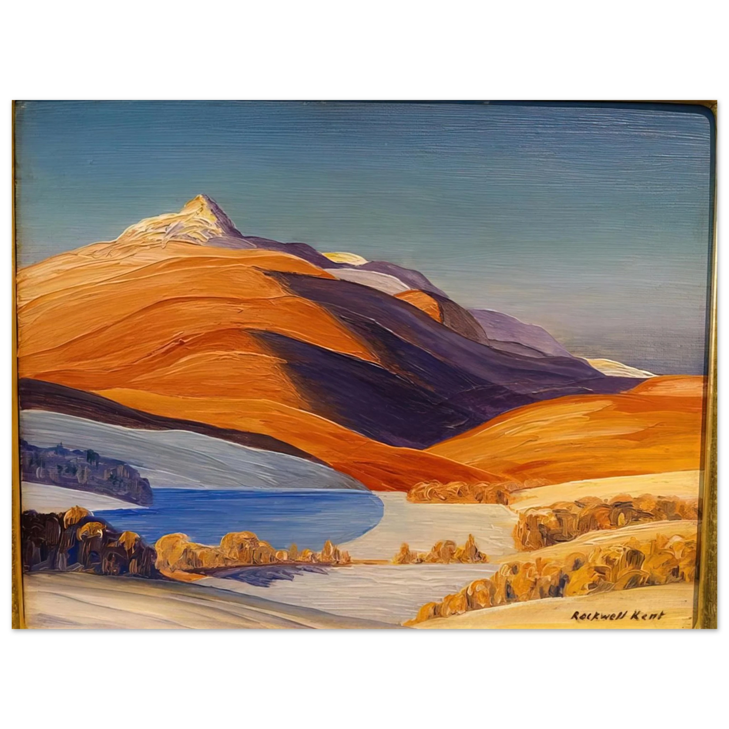 Rockwell Kent - Vermont Study Fine Art Poster - Default Title