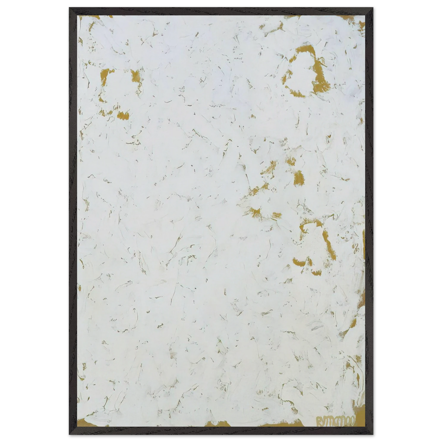 Wing - Robert Ryman Framed Art Print – Black Wooden Frame - Default Title - -Framed Art Print