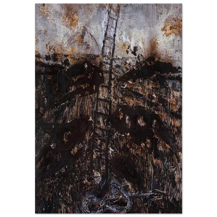 SERAPHIM 1984 - Anselm Kiefer Brushed Aluminum Print - 70x100 cm / 28x40 inches | Anselm Kiefer Aluminum Print | Anselm Kiefer Prints
