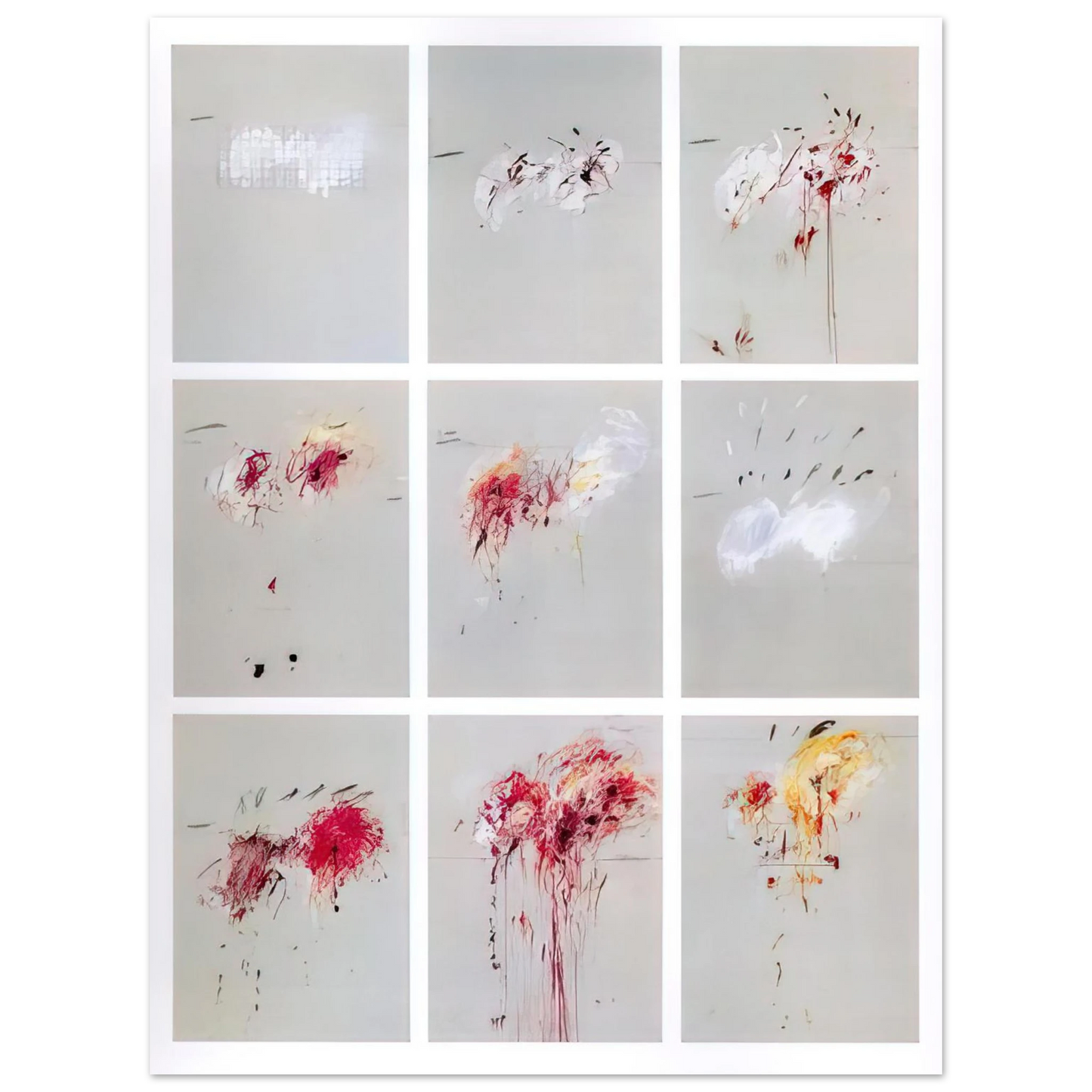 Cy Twombly - Nine Discourses on Commodus Fine Art Poster - Default Title