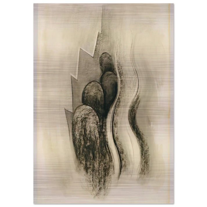 Drawing XIII - Georgia O'Keeffe Brushed Aluminum Print - 70x100 cm / 28x40 inches | Georgia O'Keeffe Aluminum Print | Georgia O'Keeffe Prints
