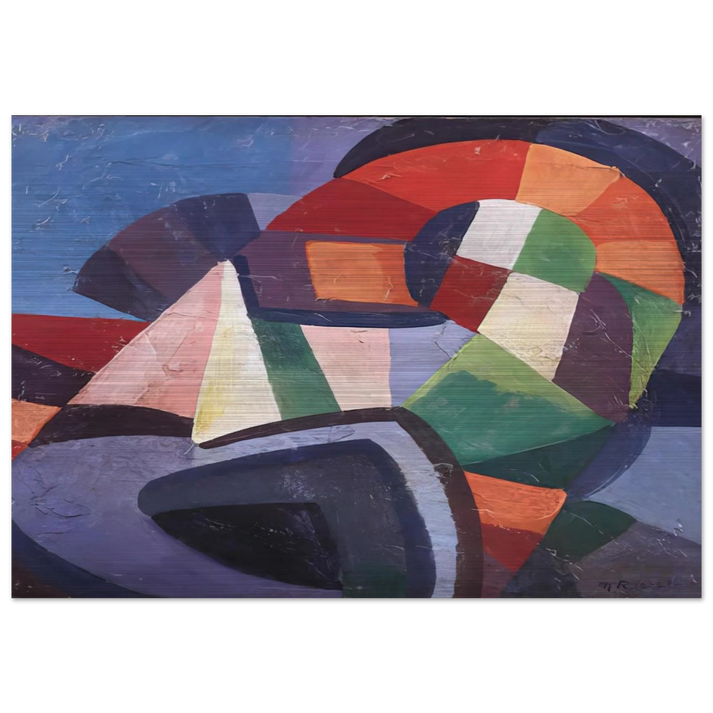 Synchromy - 1915 - Morgan Russell Brushed Aluminum Print - 70x100 cm / 28x40 inches | Morgan Russell Aluminum Print | Morgan Russell Prints