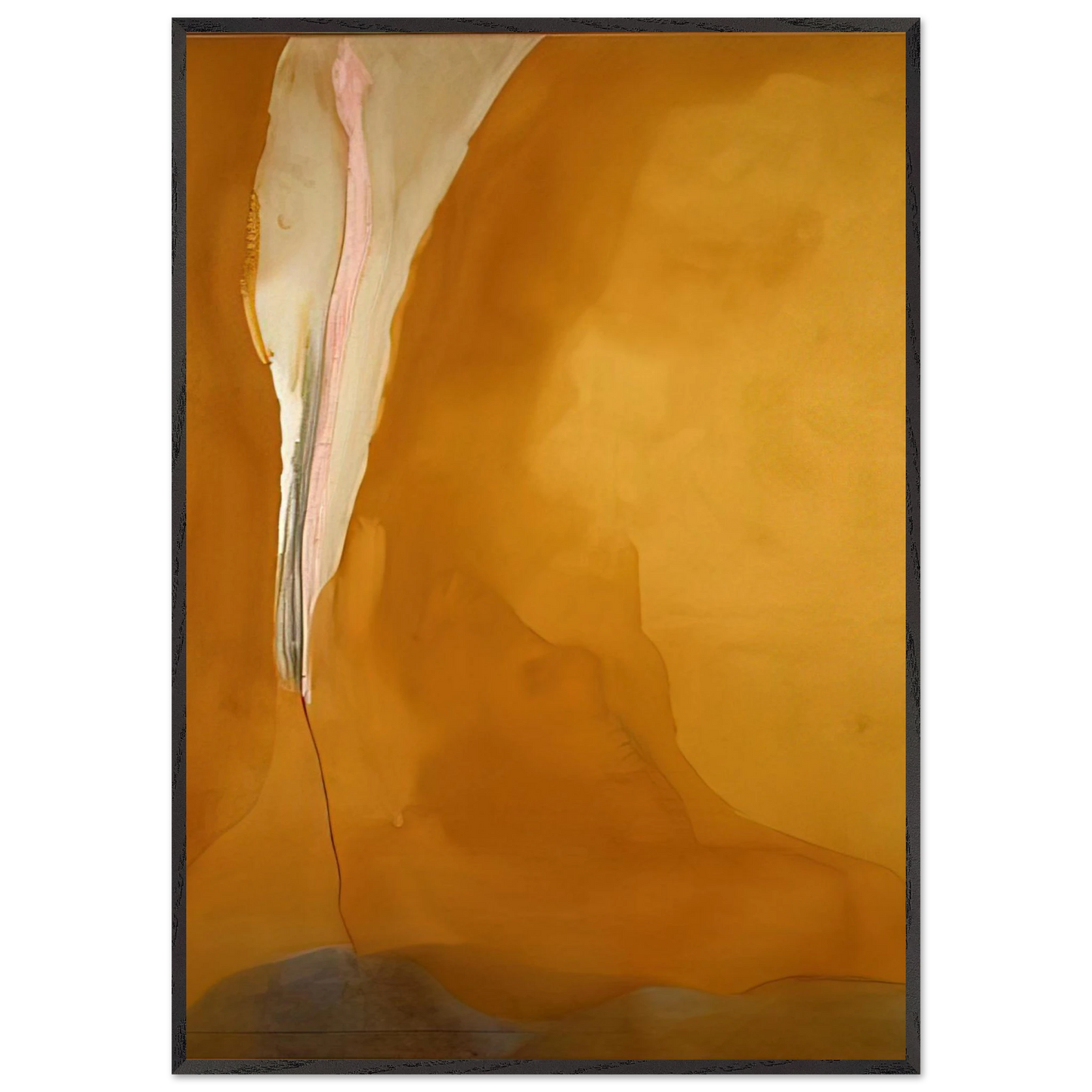 Helen Frankenthaler - Coral Wedge - 1972 Wall art - 40x50 cm / 16x20 inches - Fine Art Poster - -