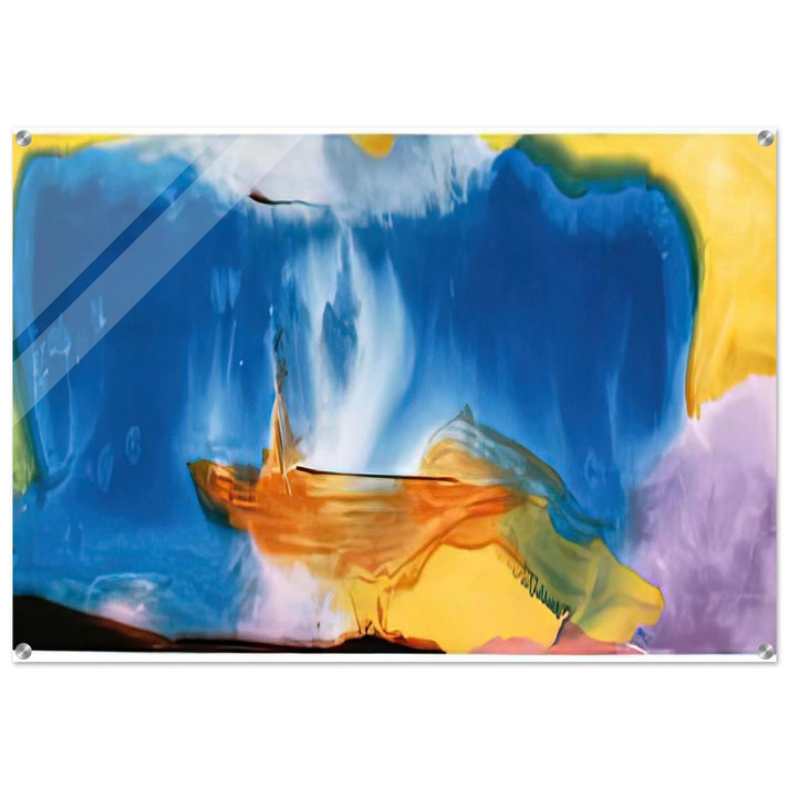 Moveable Blue, 1973- - Helen Frankenthaler Acrylic Print - 70x100 cm / 28x40″ inches