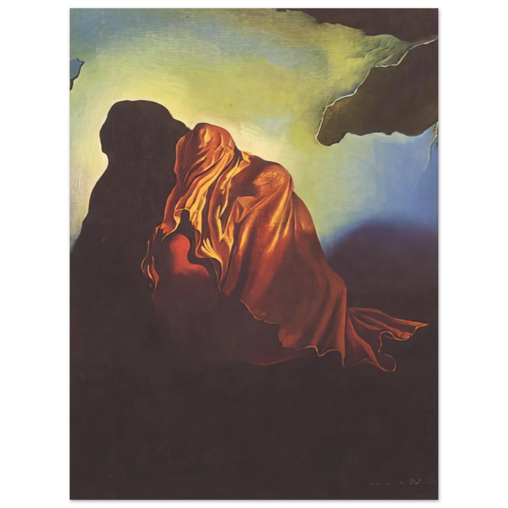 Salvador Dali - THE VEILED HEART 75x100 cm / 30x40inches Fine Art Poster