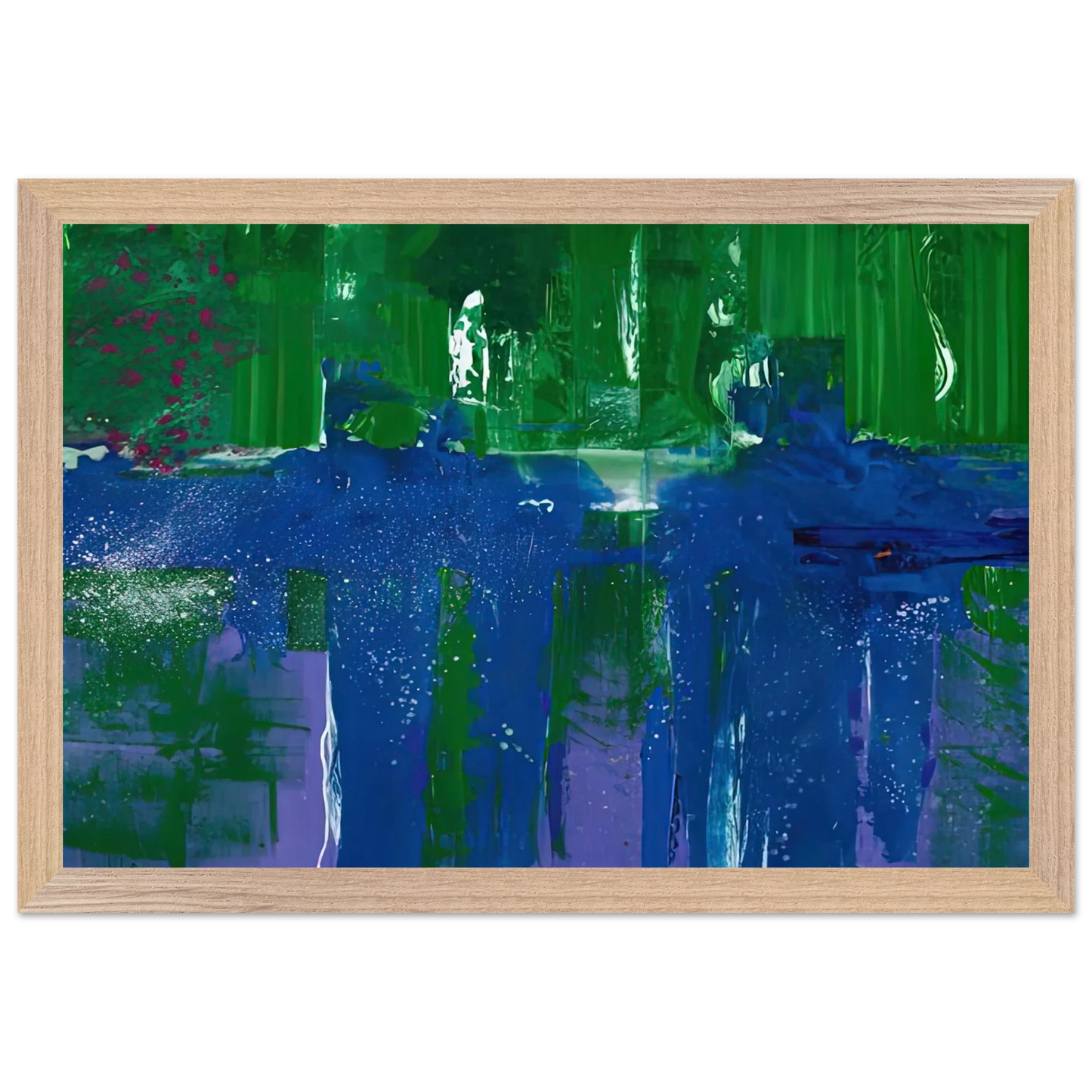 Helen Frankenthaler - Grotto, 1990- Wall Art - 60x80 cm / 24x32 inches - Fine Art Poster - -