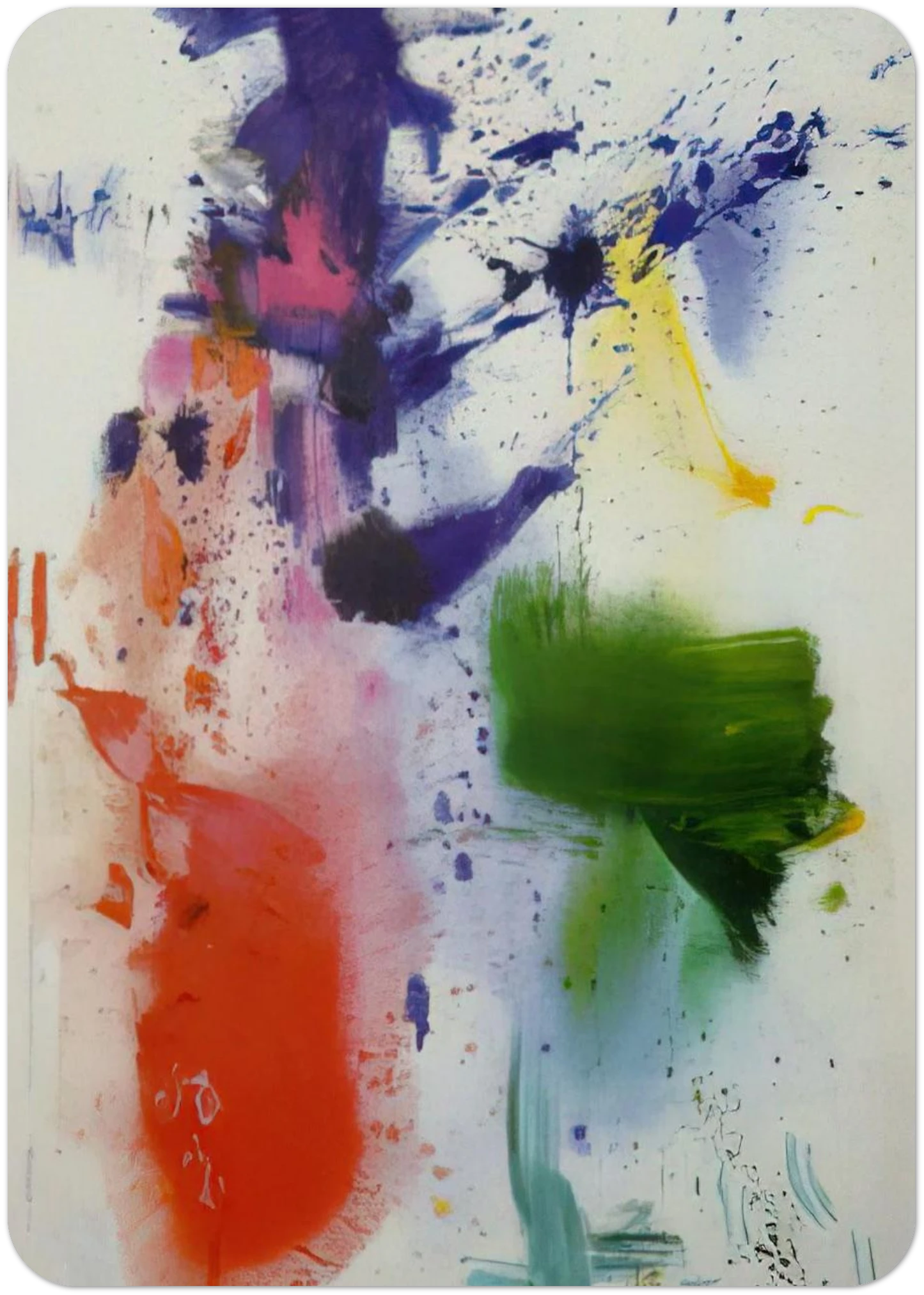 Furioso By Hans Hofmann Pack of 10 Post Cards | Hans Hofmann Post Cards | A6 (10.5 x 14.8 cm) - 4.1 x 5.8 inches