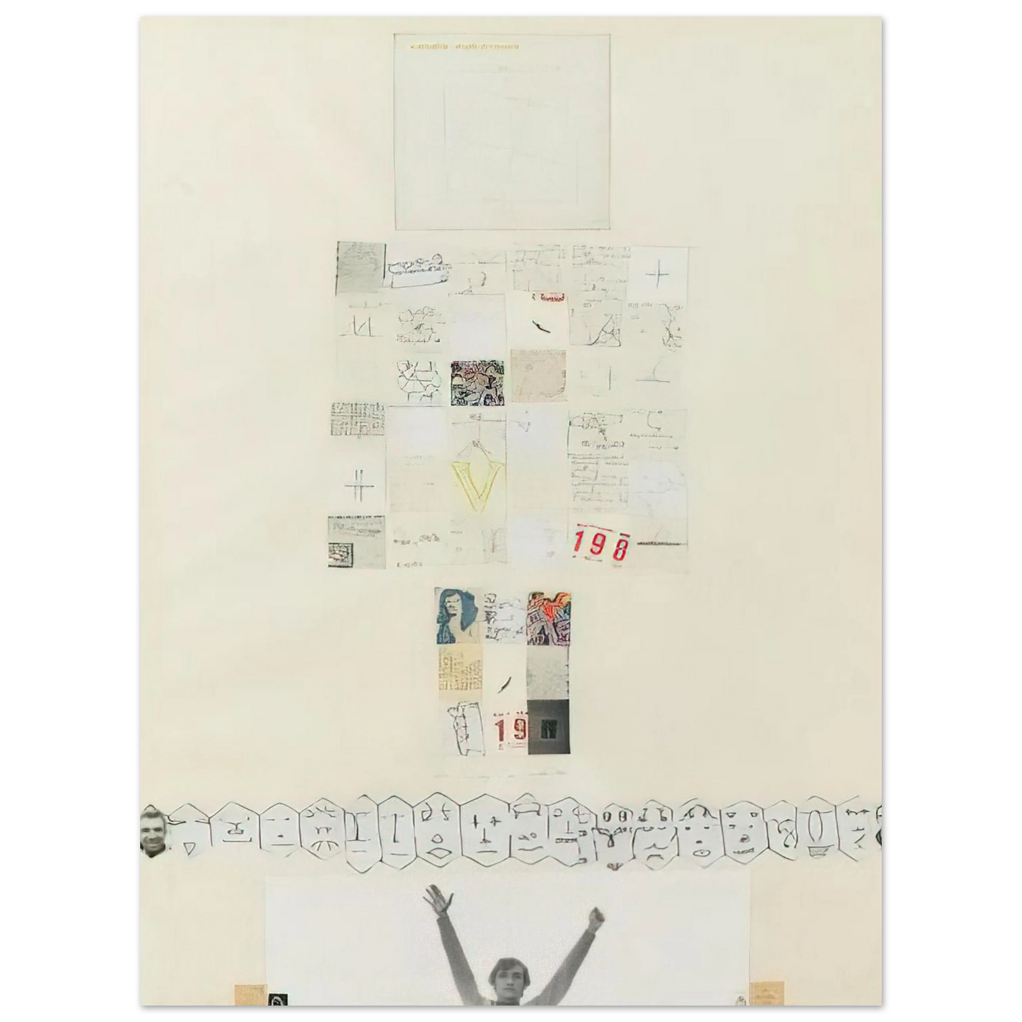 Alighiero Boetti - UNTITLED 1980 Fine Art Poster - Default Title