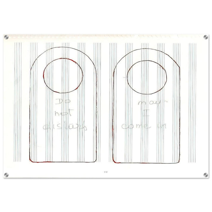 UNTITLED 1995 3 - Louise Bourgeois Acrylic Print - 70x100 cm / 28x40″ inches