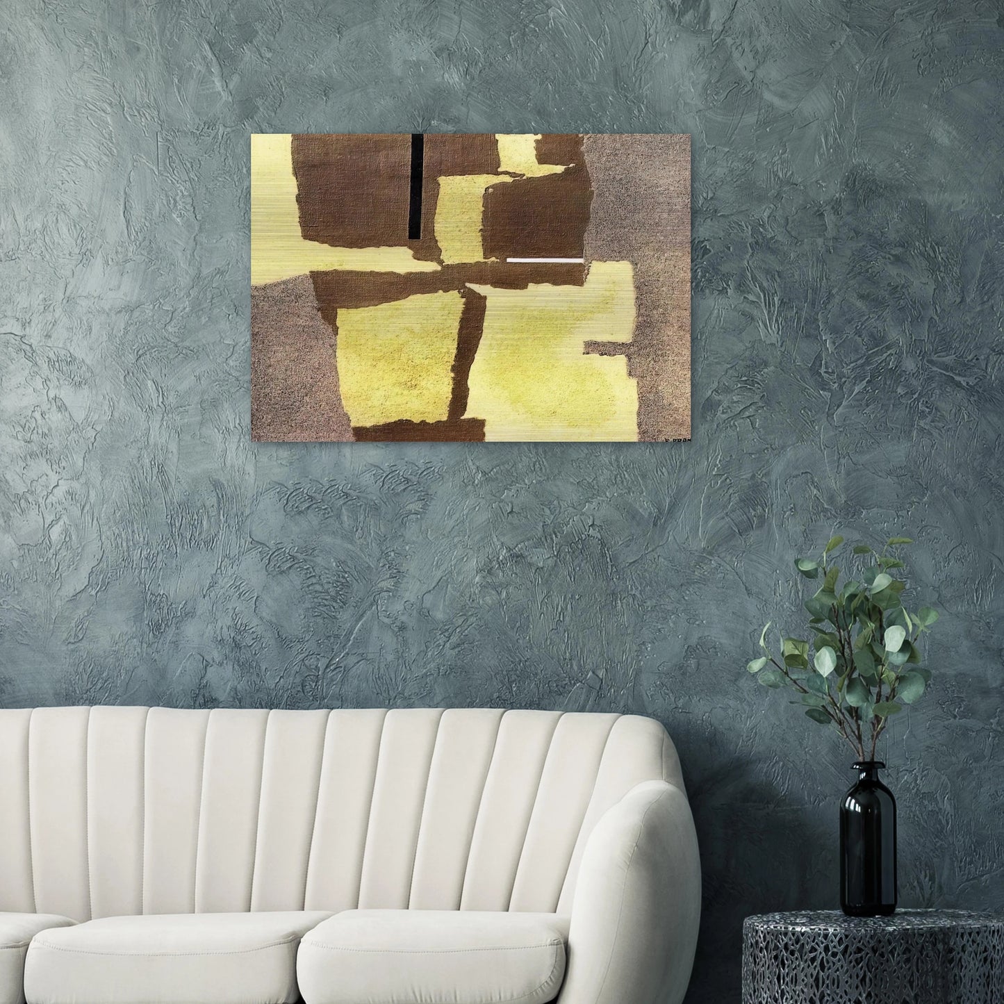 APPARIZIONE COSMICA II 1955 - Enrico Prampolini Brushed Aluminum Print - 70x100 cm / 28x40 inches | Enrico Prampolini Aluminum Print | Enrico Prampolini Prints