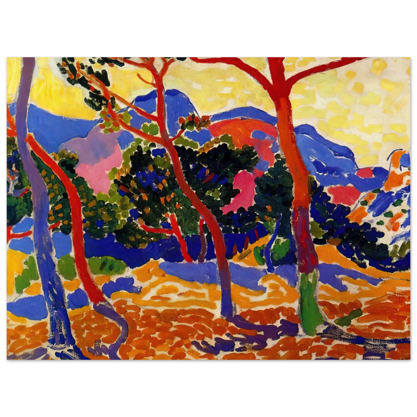 Andre Derain - THE TREES Fine Art Poster - Default Title