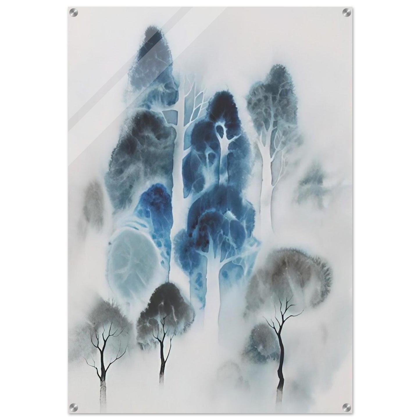 Woodland - Eyvind Earle Acrylic Print - 70x100 cm / 28x40″ inches