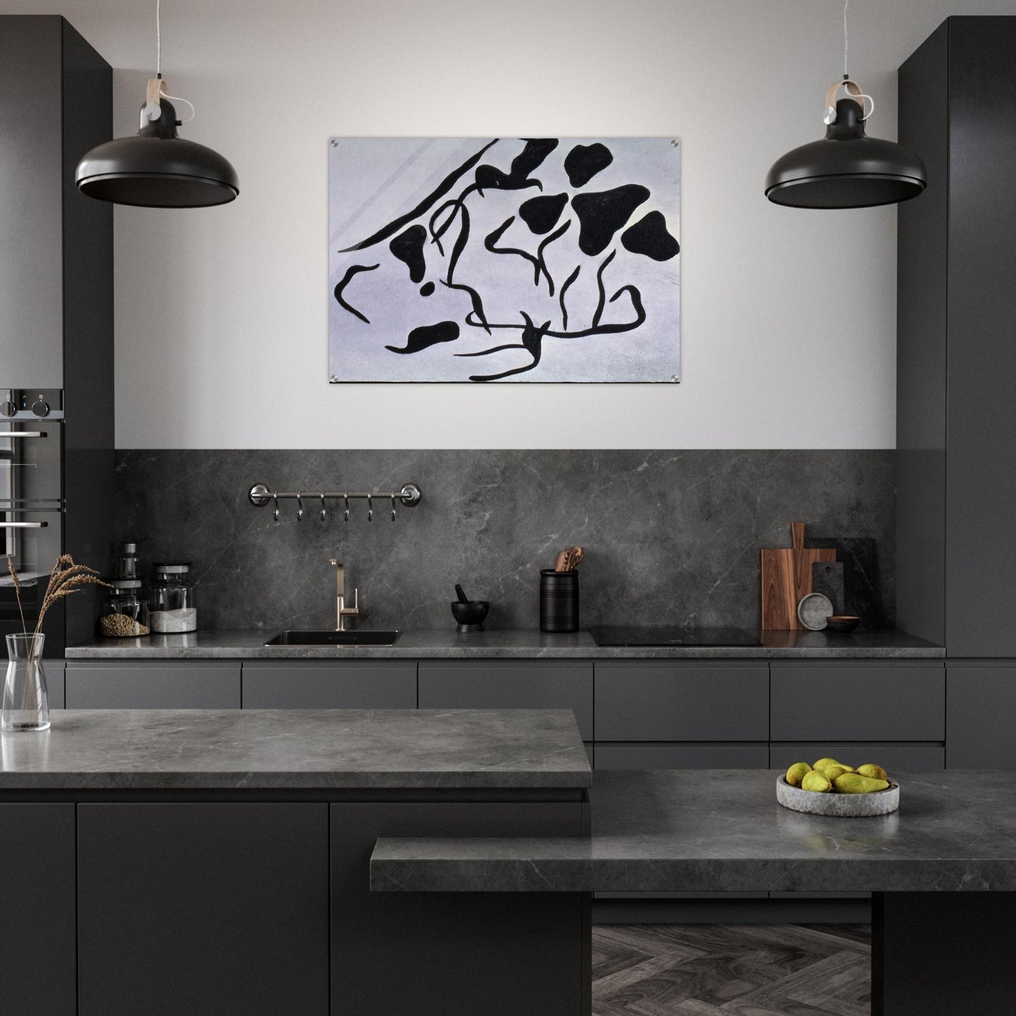 Automatic Drawing - Jean Arp Acrylic Print - 70x100 cm / 28x40″ inches