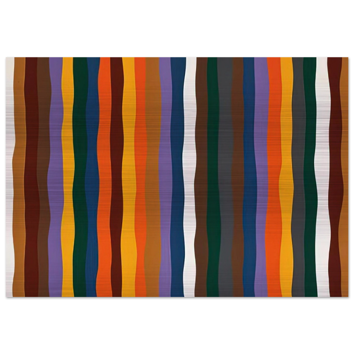 #20 - 1977 - Karl Benjamin Brushed Aluminum Print - 70x100 cm / 28x40 inches | Karl Benjamin Aluminum Print | Karl Benjamin Prints