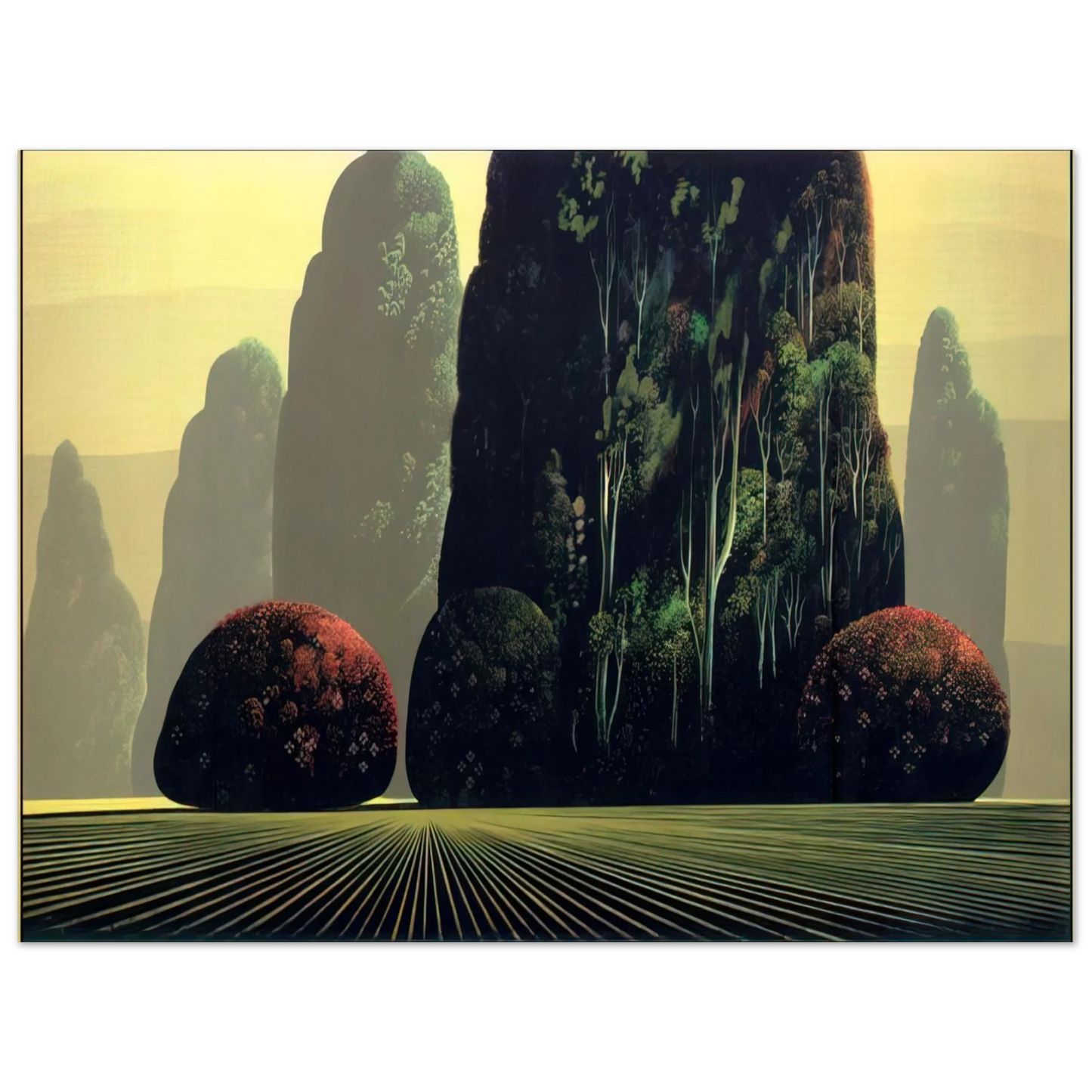 Eyvind Earle - Autumn Eucalyptus Fine Art Poster - Default Title