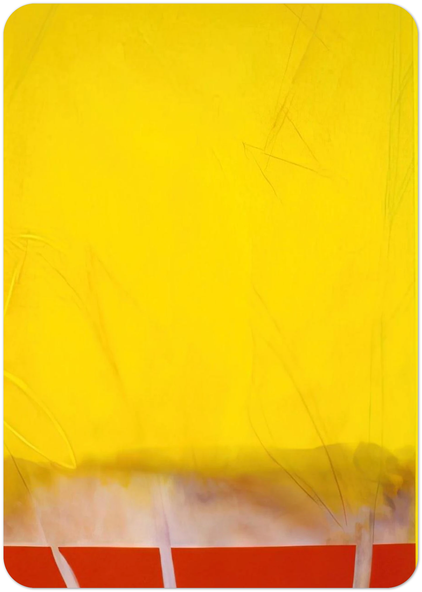 Edge Of Autumn - 1989 By Ronnie Landfield Pack of 10 Post Cards | Ronnie Landfield Post Cards | A6 (10.5 x 14.8 cm) - 4.1 x 5.8 inches